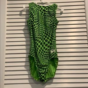 Black and Green GK leotard